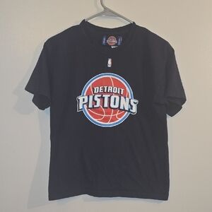 NBA Detroit Pistons Black Short Sleeve Tee Vintage LOT H